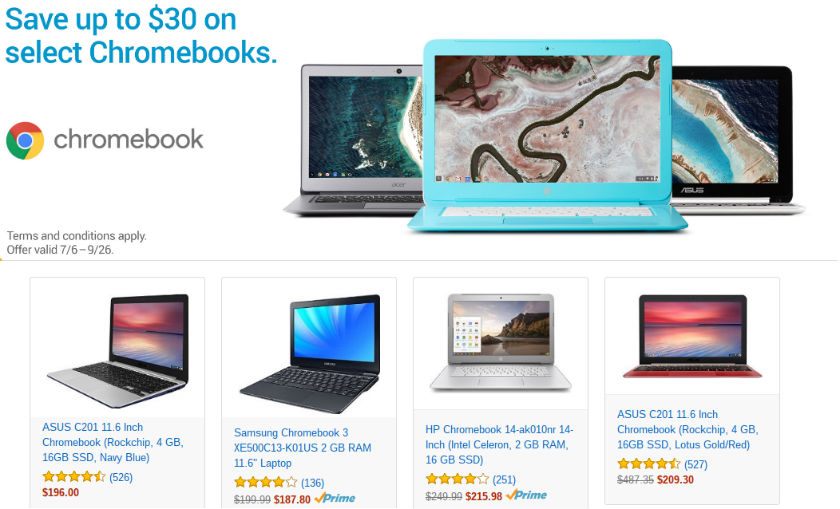 Amazon PAX Chromebook deal