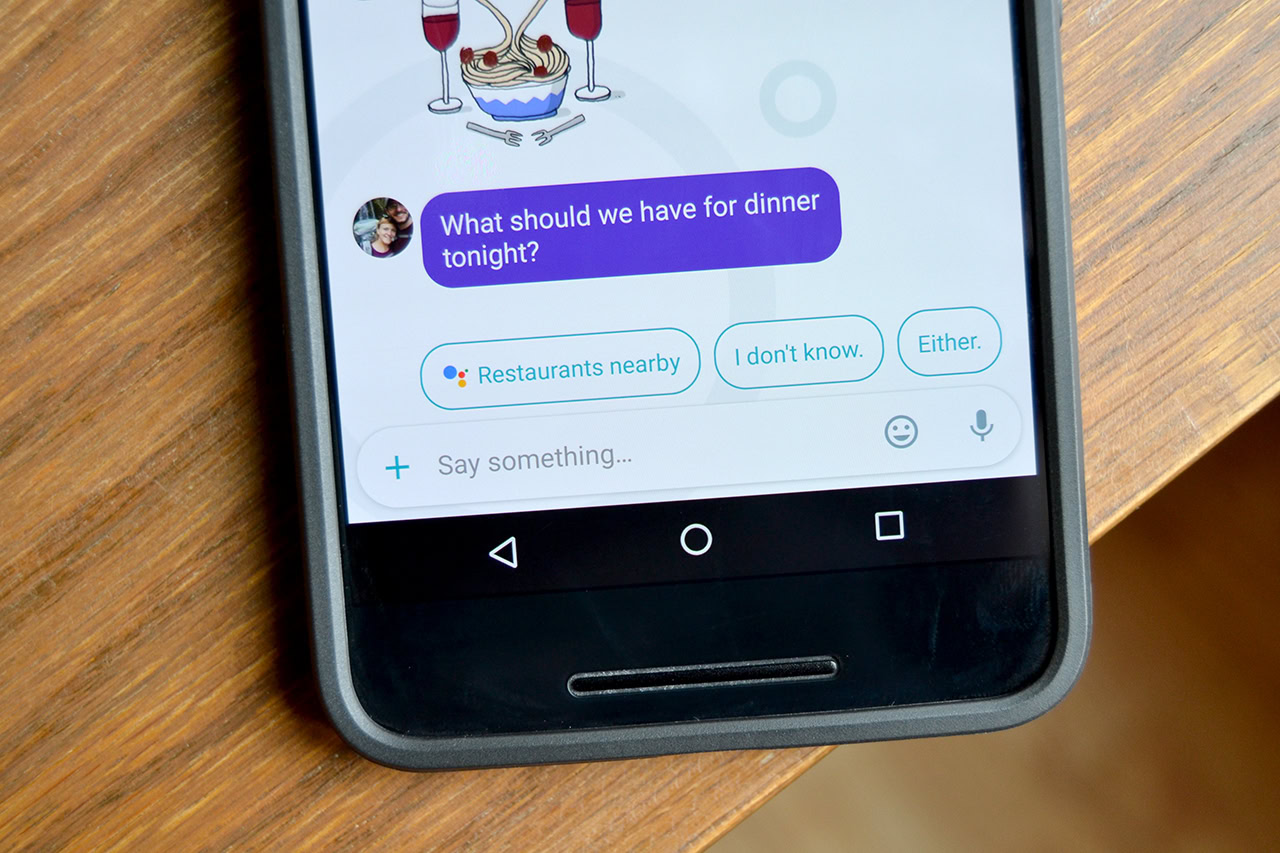 Google Allo Smart Reply AA 1