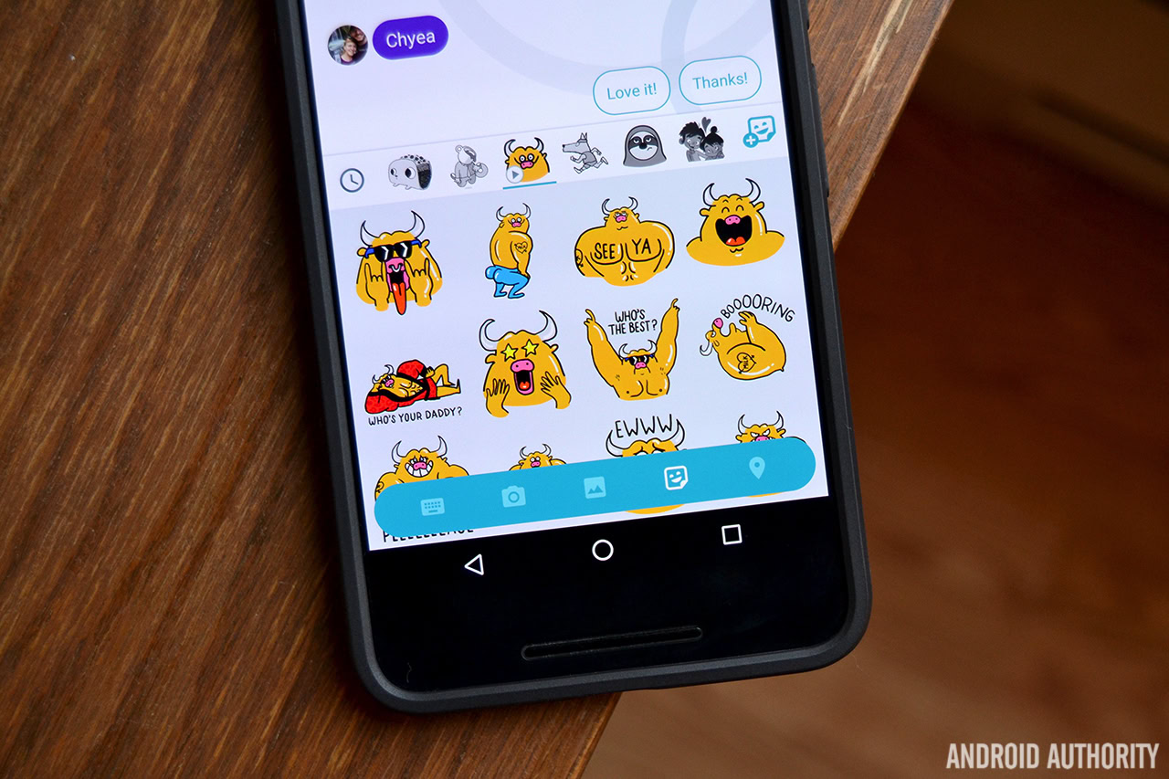 Google Allo sticker packs AA 1