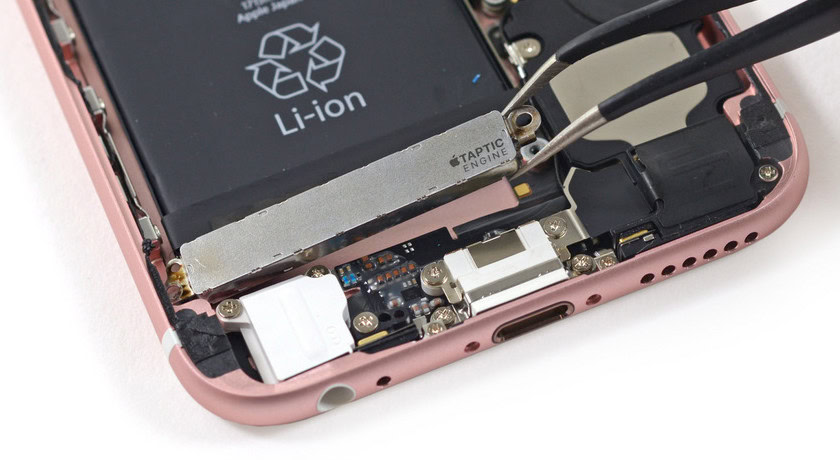 iPhone 6S battery and connectors