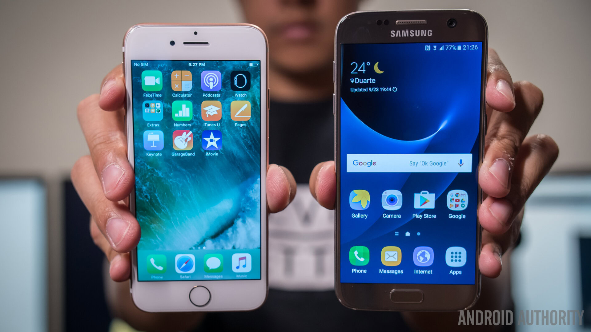 Galaxy S7 vs Apple 7 - Android