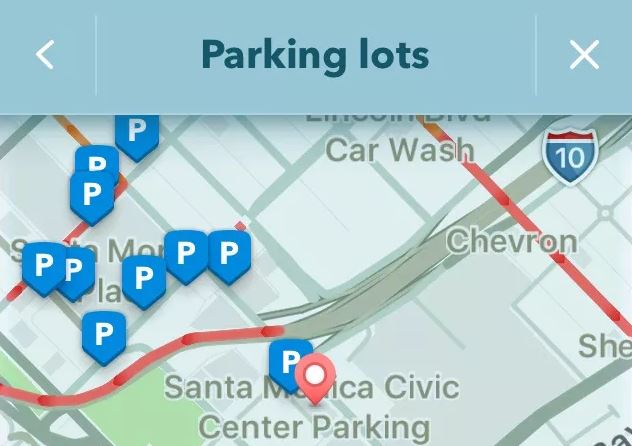 waze parking spots