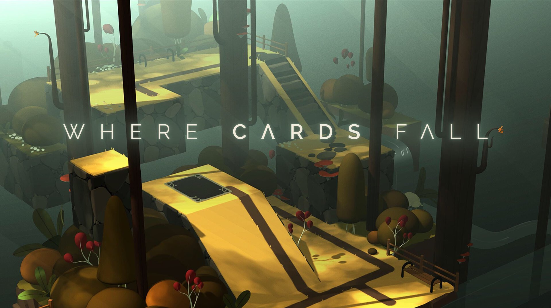 where cards fall