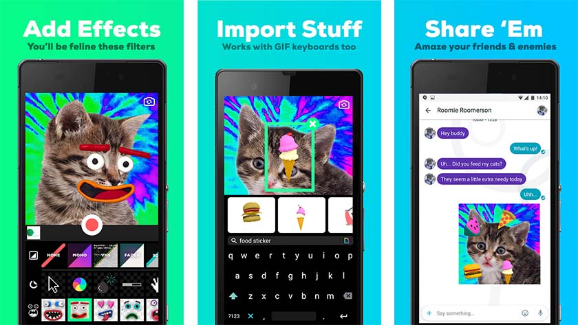 giphy cam meilleures applications de création de gif pour Android