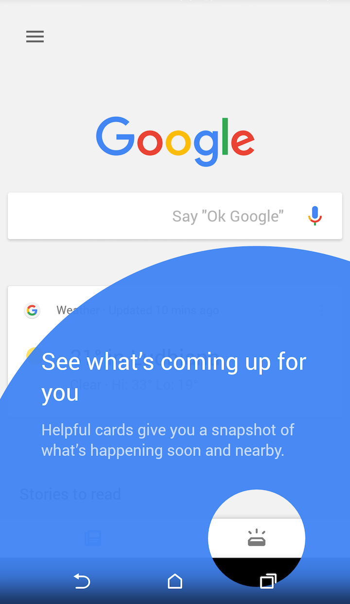 Google app upcoming tutorial