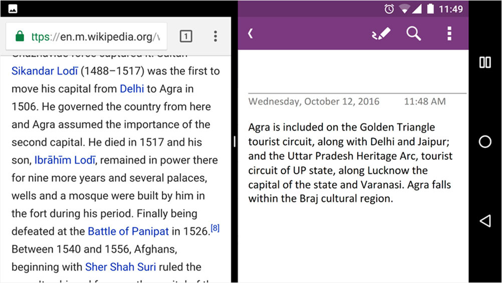 OneNote multi window OneNote multi window
