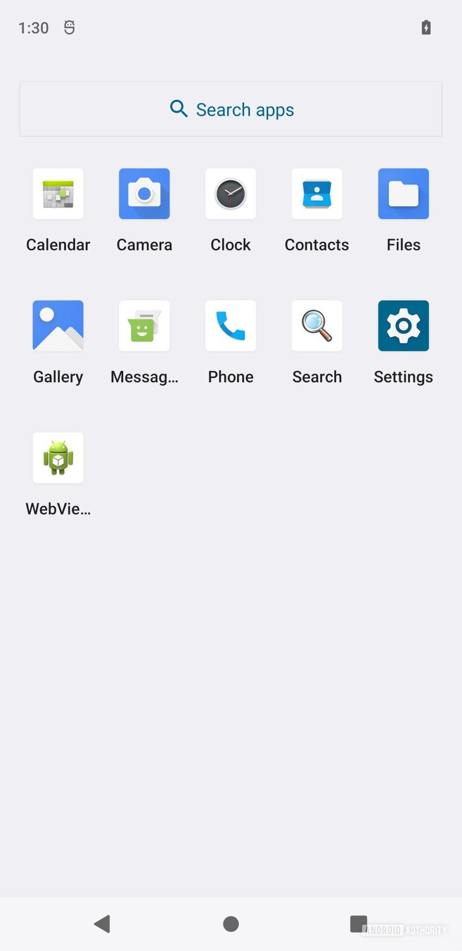 aosp android 12 screenshot preinstalled apps