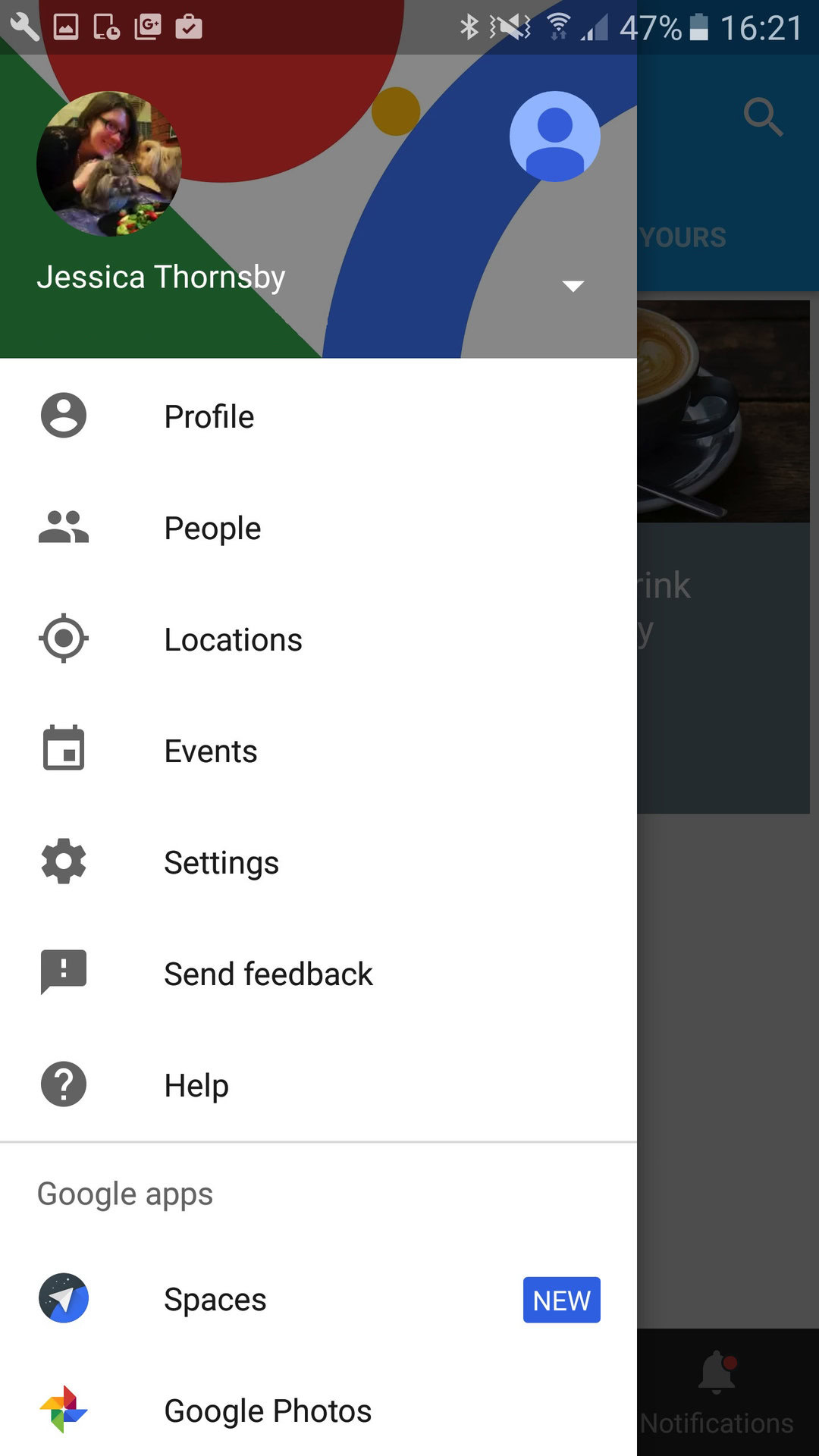 designing android navigation drawer