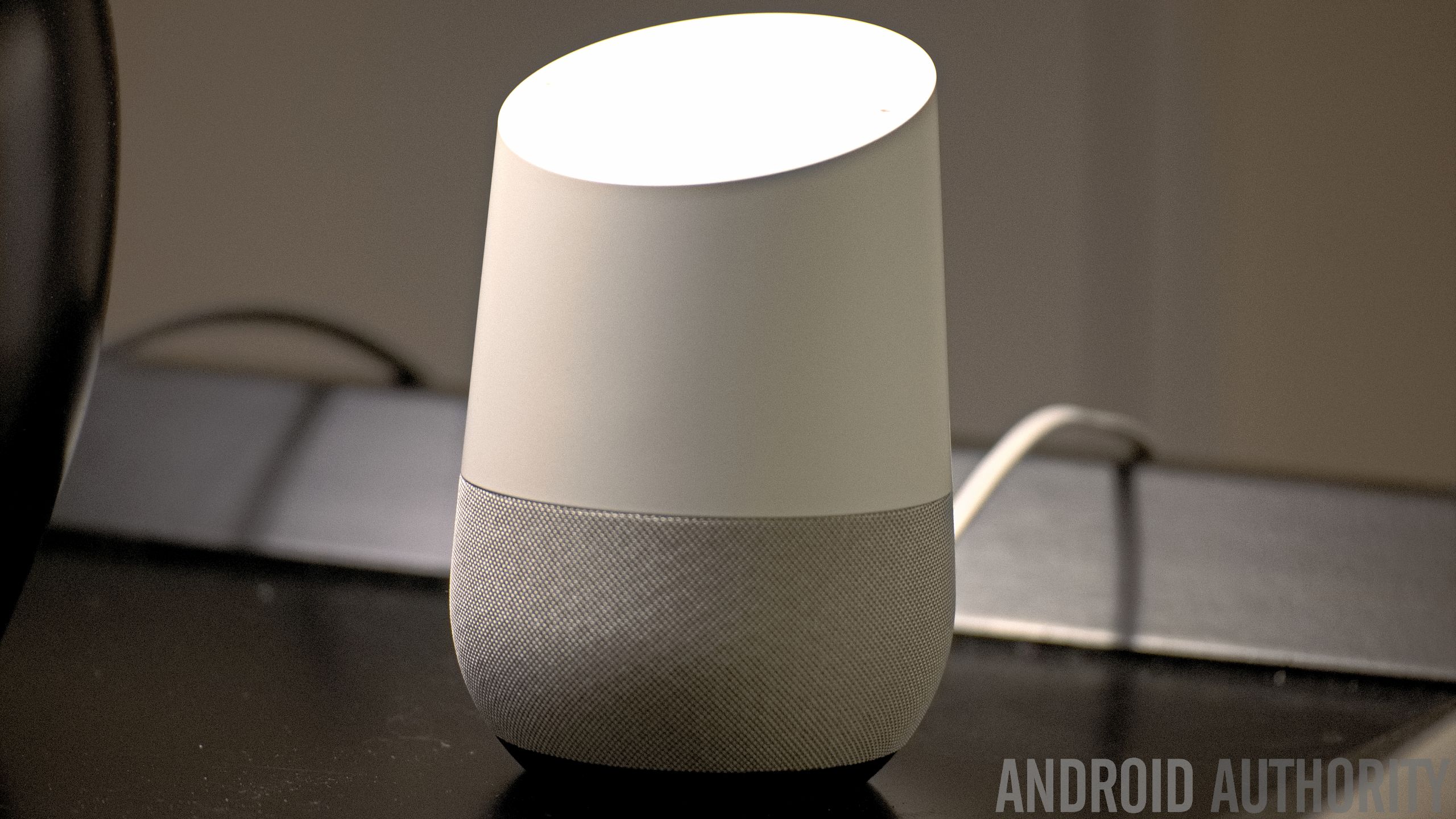 This is a picture of Google Home and also the featured image for the best Google Home apps