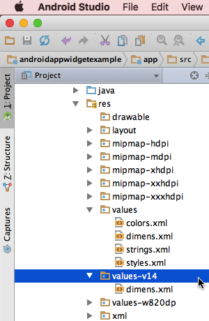 android-widget-create-alternate-dimens-files