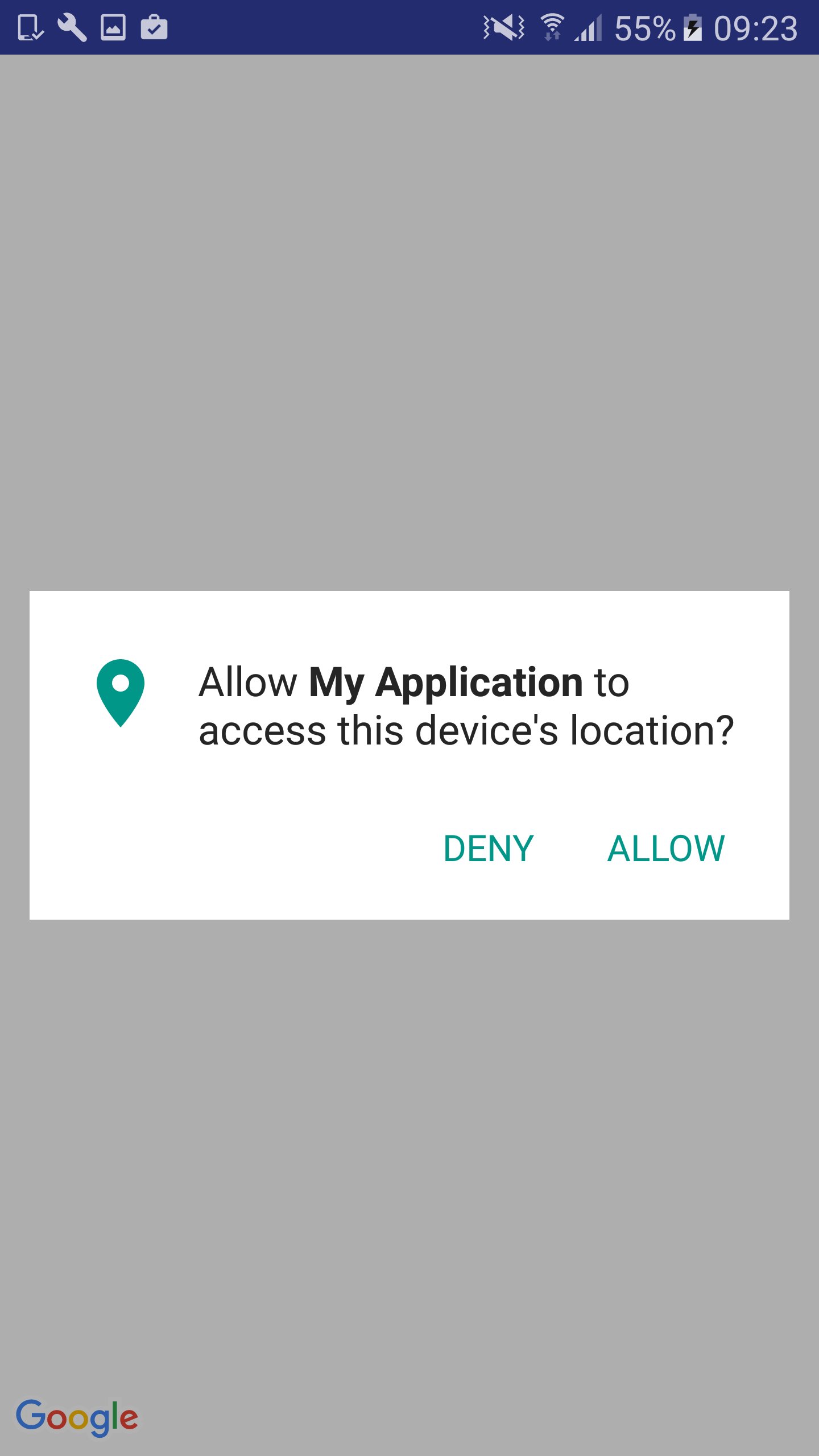 google-maps-android-permission-request