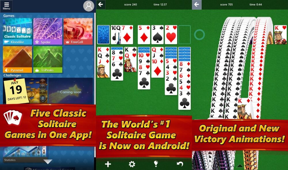 Micsofot Solitaire Microsoft Solitaire Collection will now become a time sink on Android