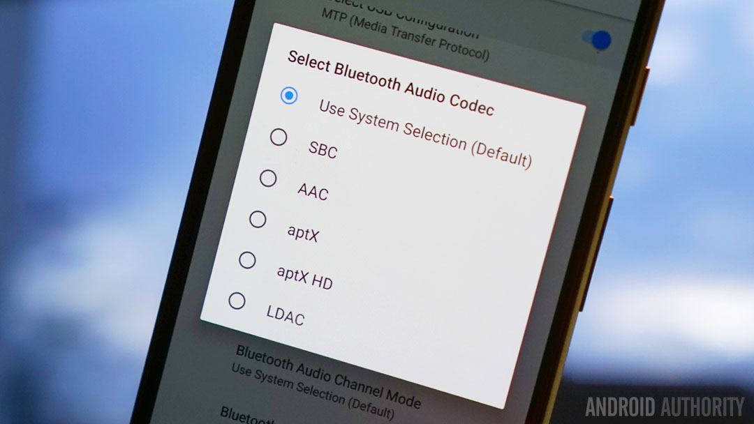 Bluetooth codec selection