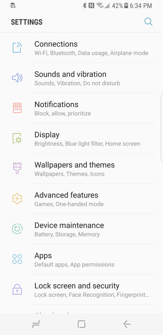 How to change display resolution on the Samsung Galaxy S8 - Android ...