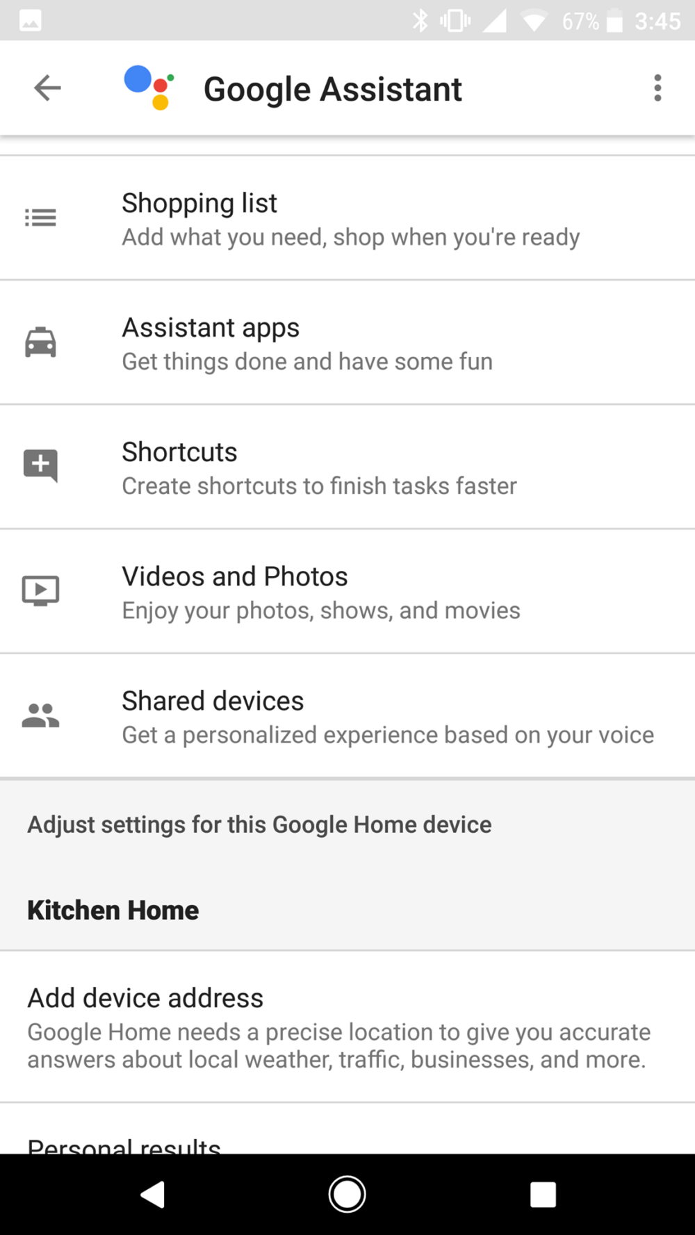 Make your own Google Home commands with new shortcuts setting - Android ...