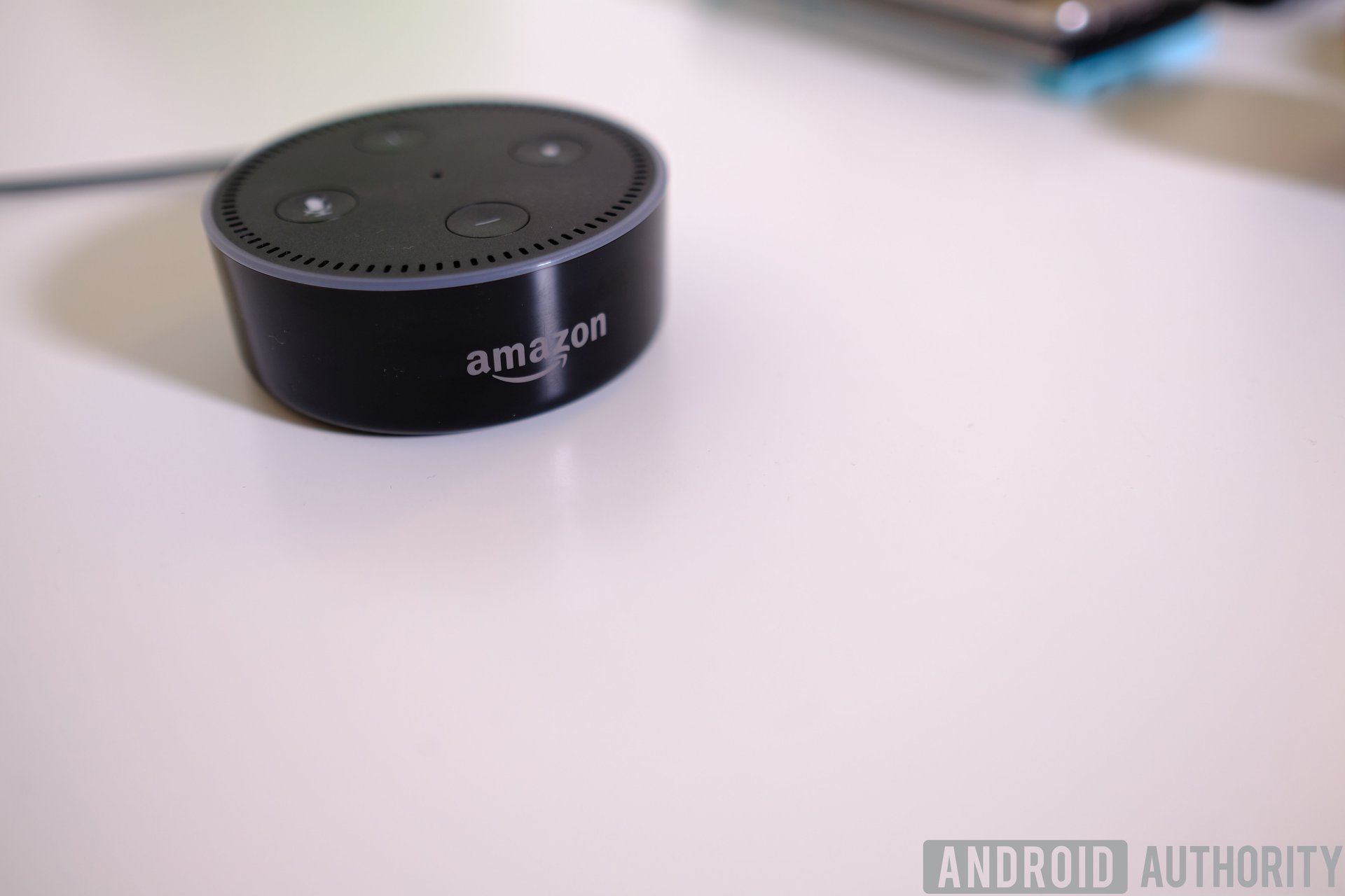Amazon Echo Dot on table