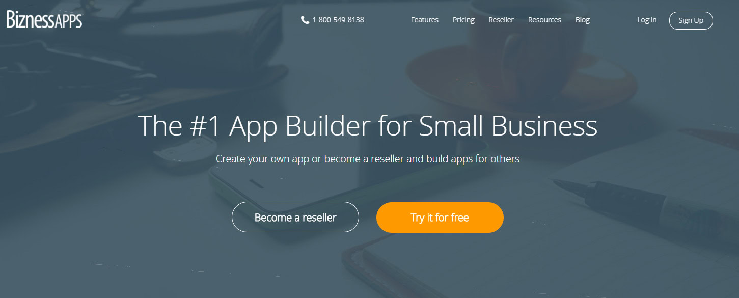 BiznessApps app builder