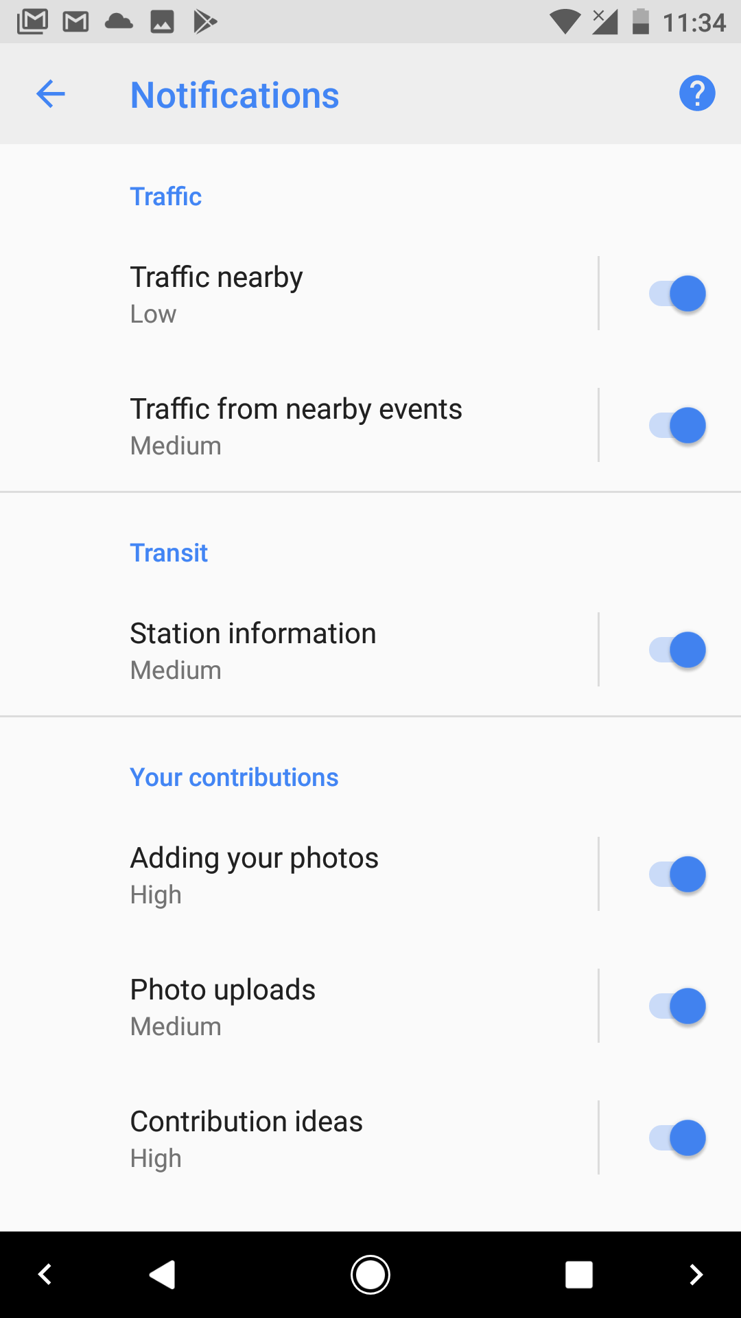 Google Maps beta adds notification channels for Android O Android