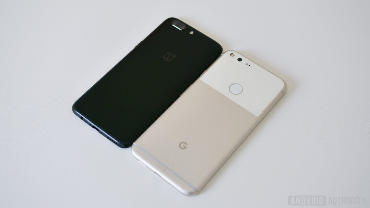 OnePlus 5 vs Google Pixel XL: quick look - Android Authority