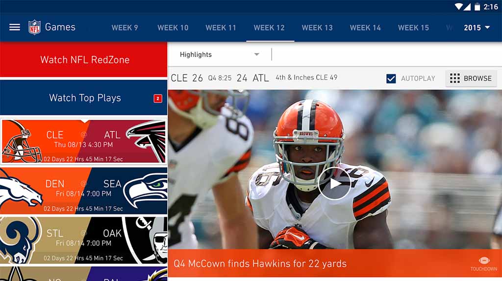 best NFL apps and football apps featured image