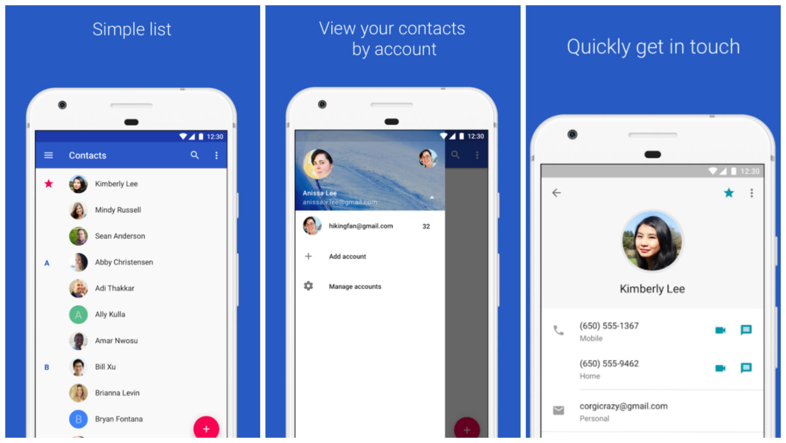 Google Contacts now available on any Android phone with Lollipop or above