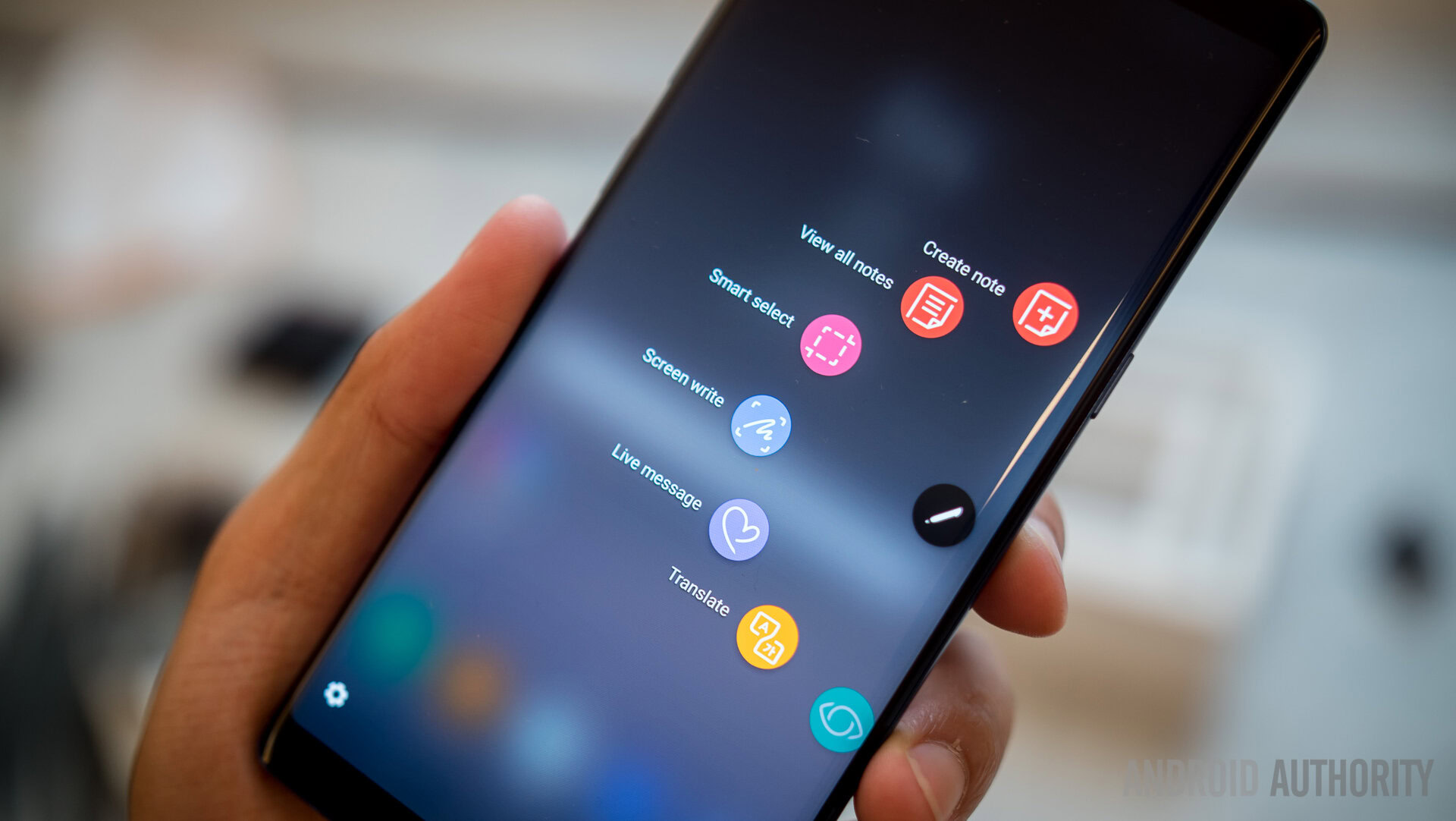 galaxy note 8 smart select