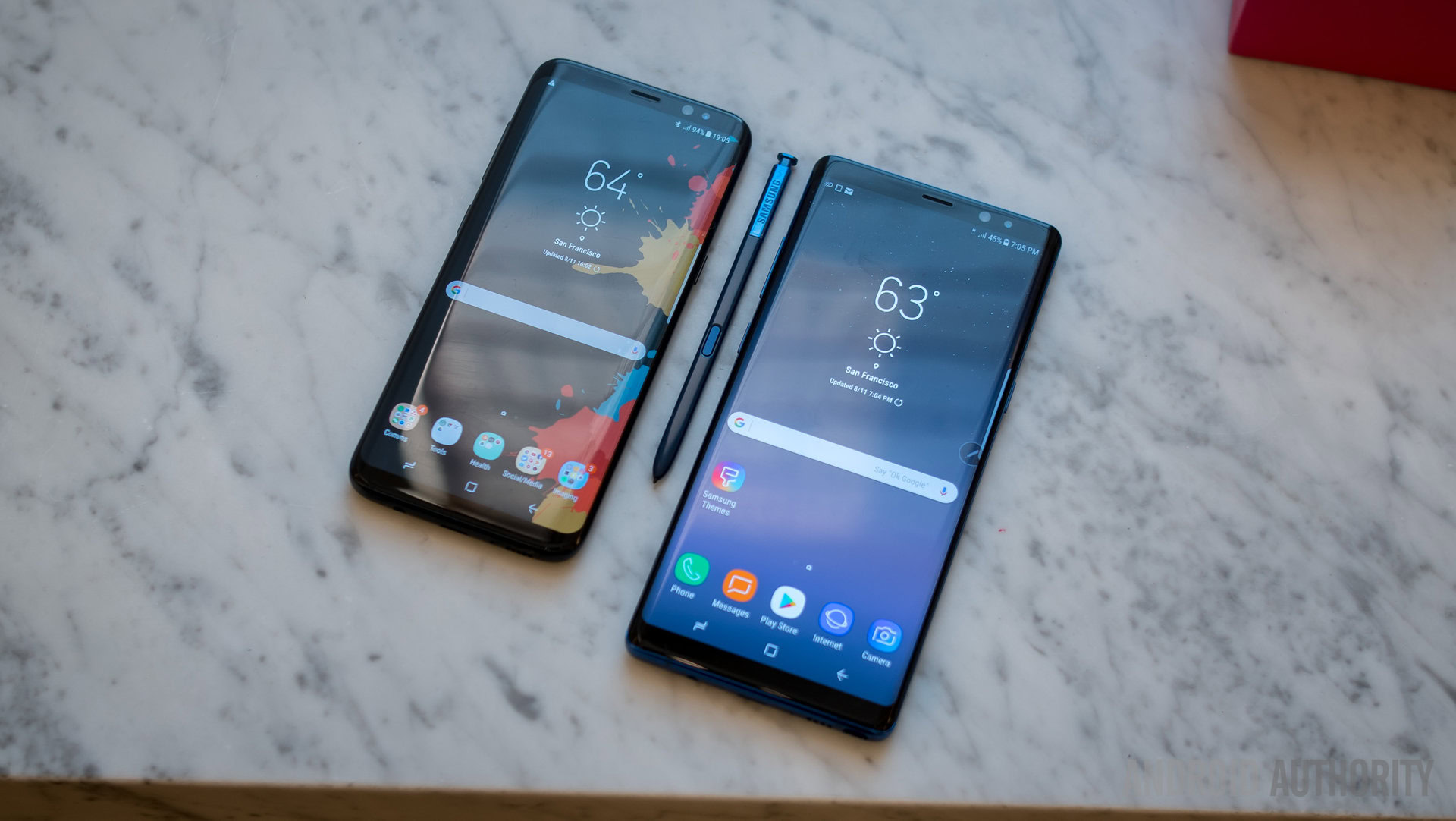 galaxy note 8 vs galaxy s8