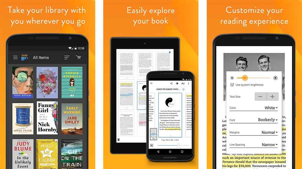 Amazon Kindle - best reading apps