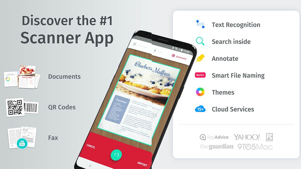 Scanbot - best document scanner apps