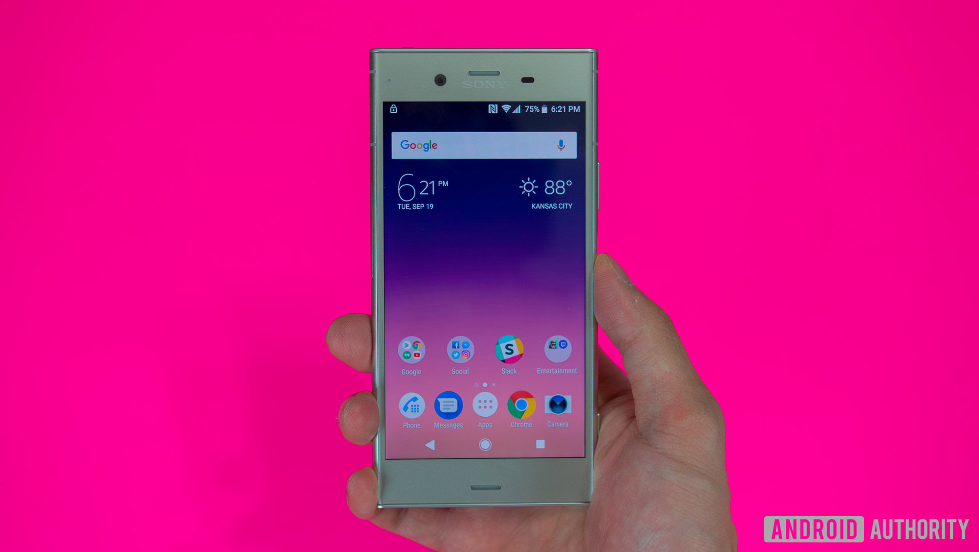 The Xperia XZ1.