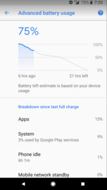 Google's battery app is now available in the Play Store