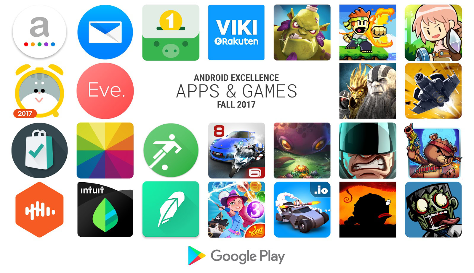 Google divulga lista dos melhores jogos e apps para Android do 1º
