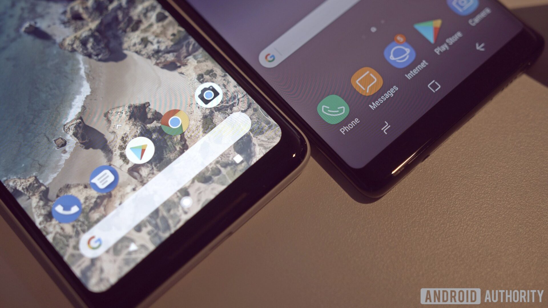 Google Pixel 2 XL vs Samsung Galaxy Note 8: The flagship battle ...