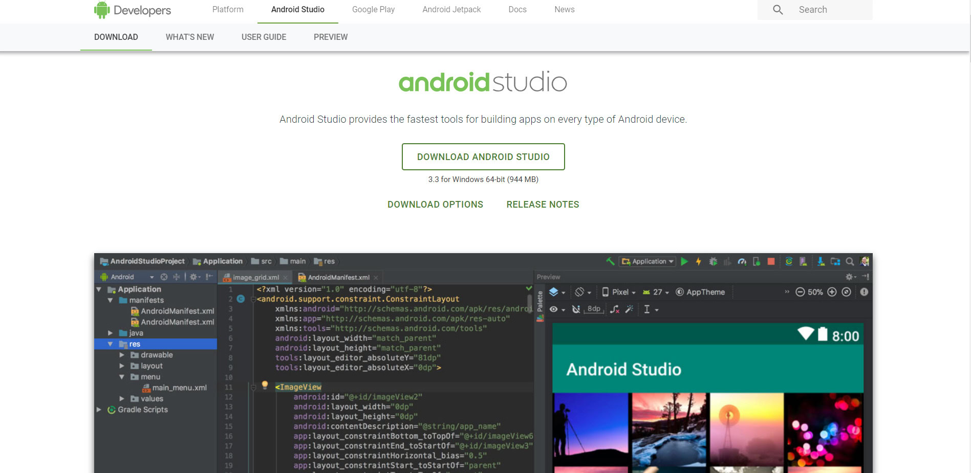 Android Studio 3.3