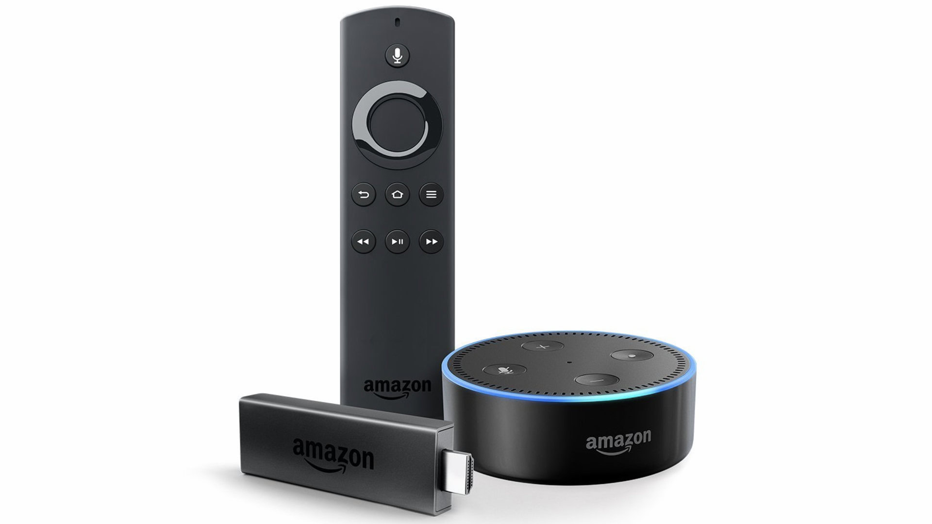 Amazon Fire TV Stick and Echo Dot.