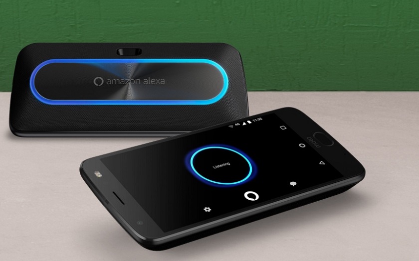 Motorola MD100X Smart Speaker with Amazon Alexa for Moto Phones 