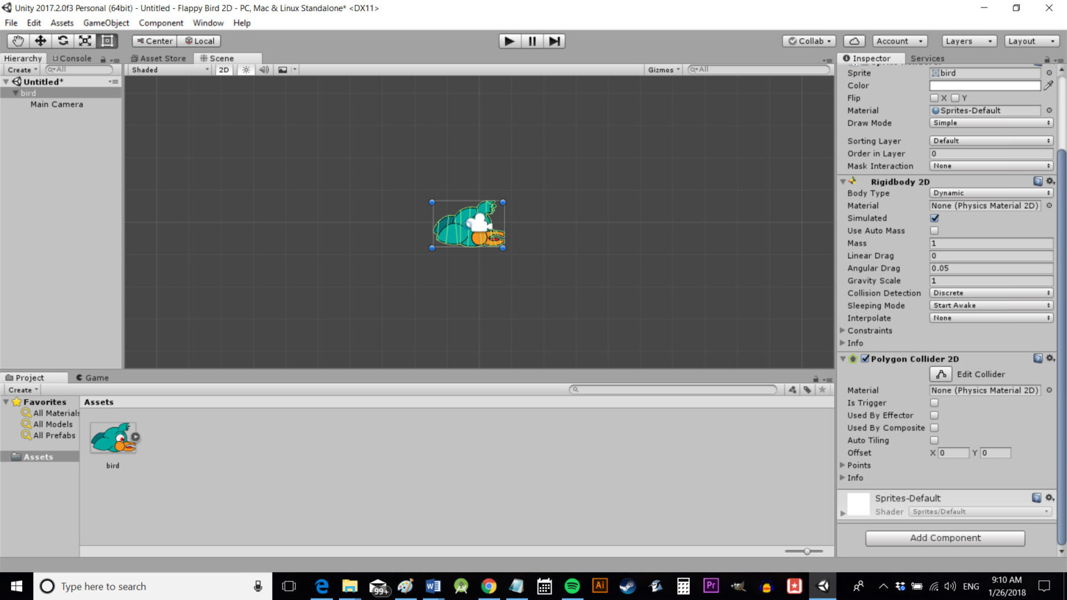Flappy Bird Unity tutorial for Android - Full game in 10 minutes ...