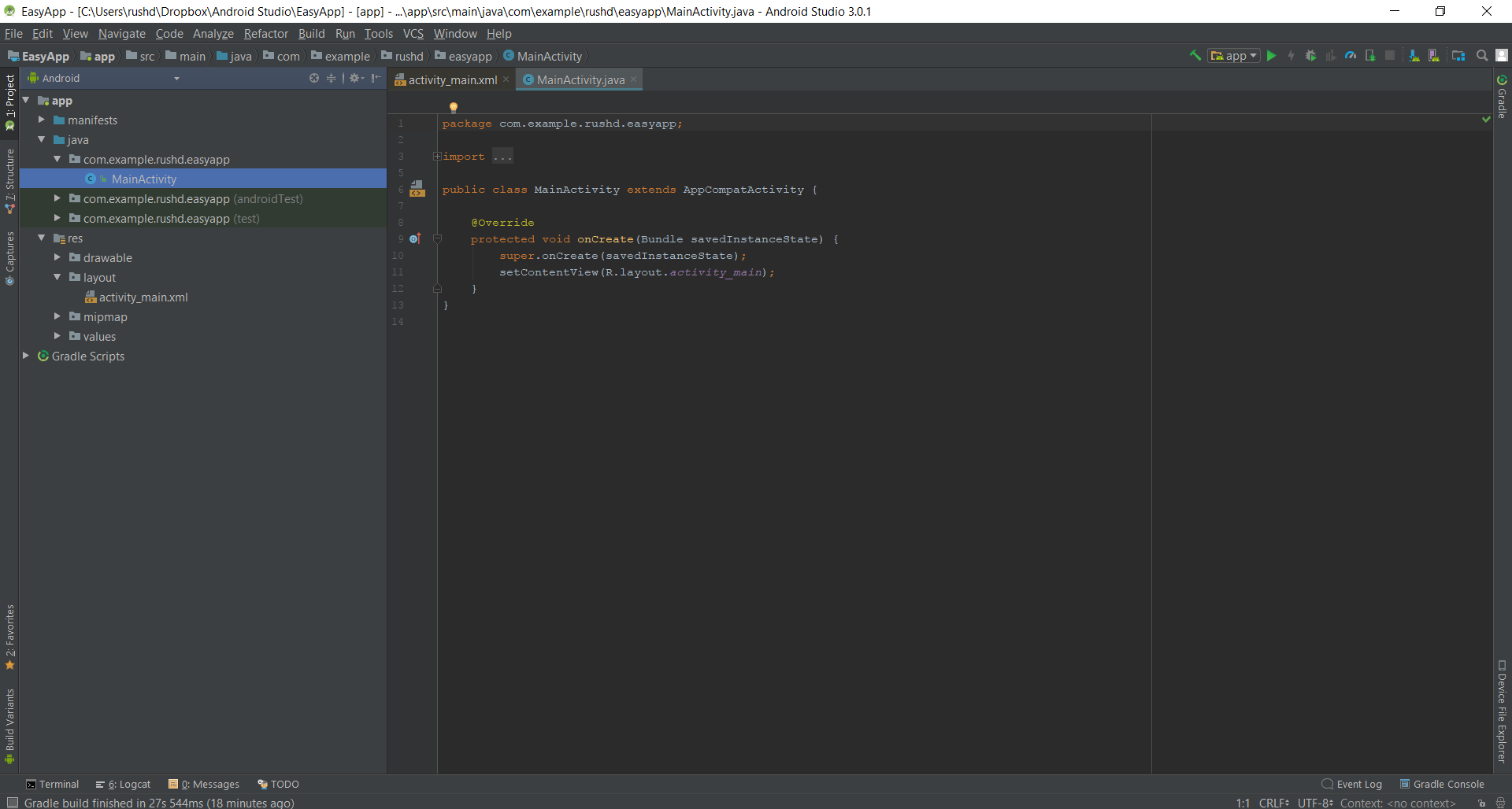 Empty Android Studio Project