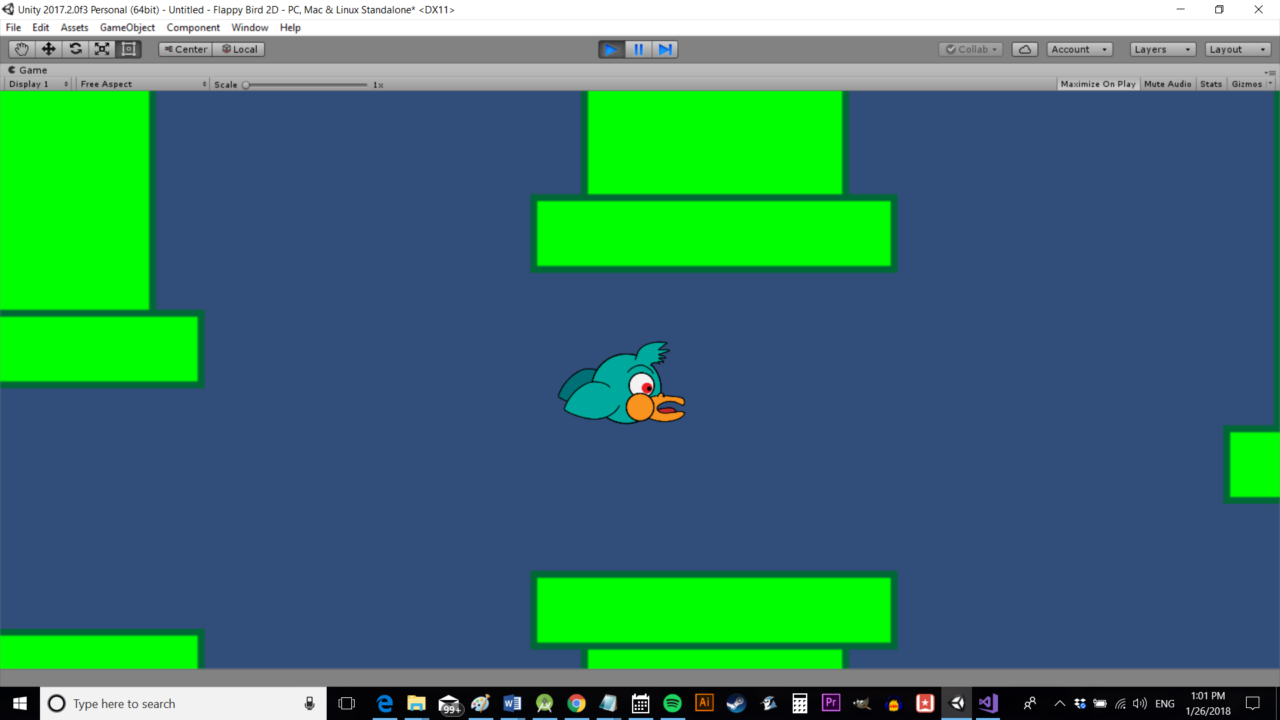 Flappy Bird Unity tutorial for Android - Full game in 10 minutes ...