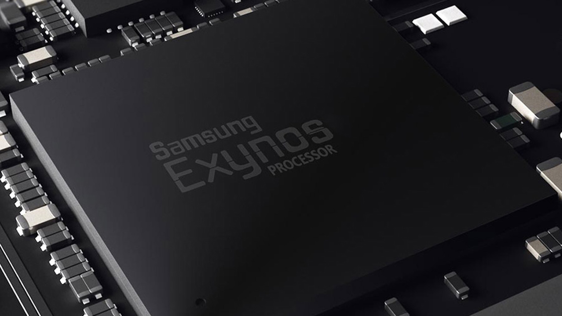 A Samsung Exynos processor.