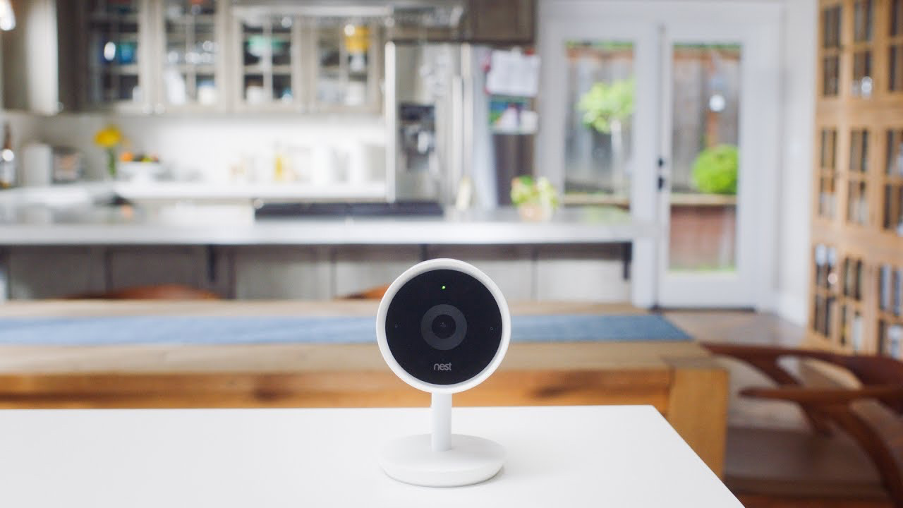 Front side photo of the NEst security camera - Nest Aware