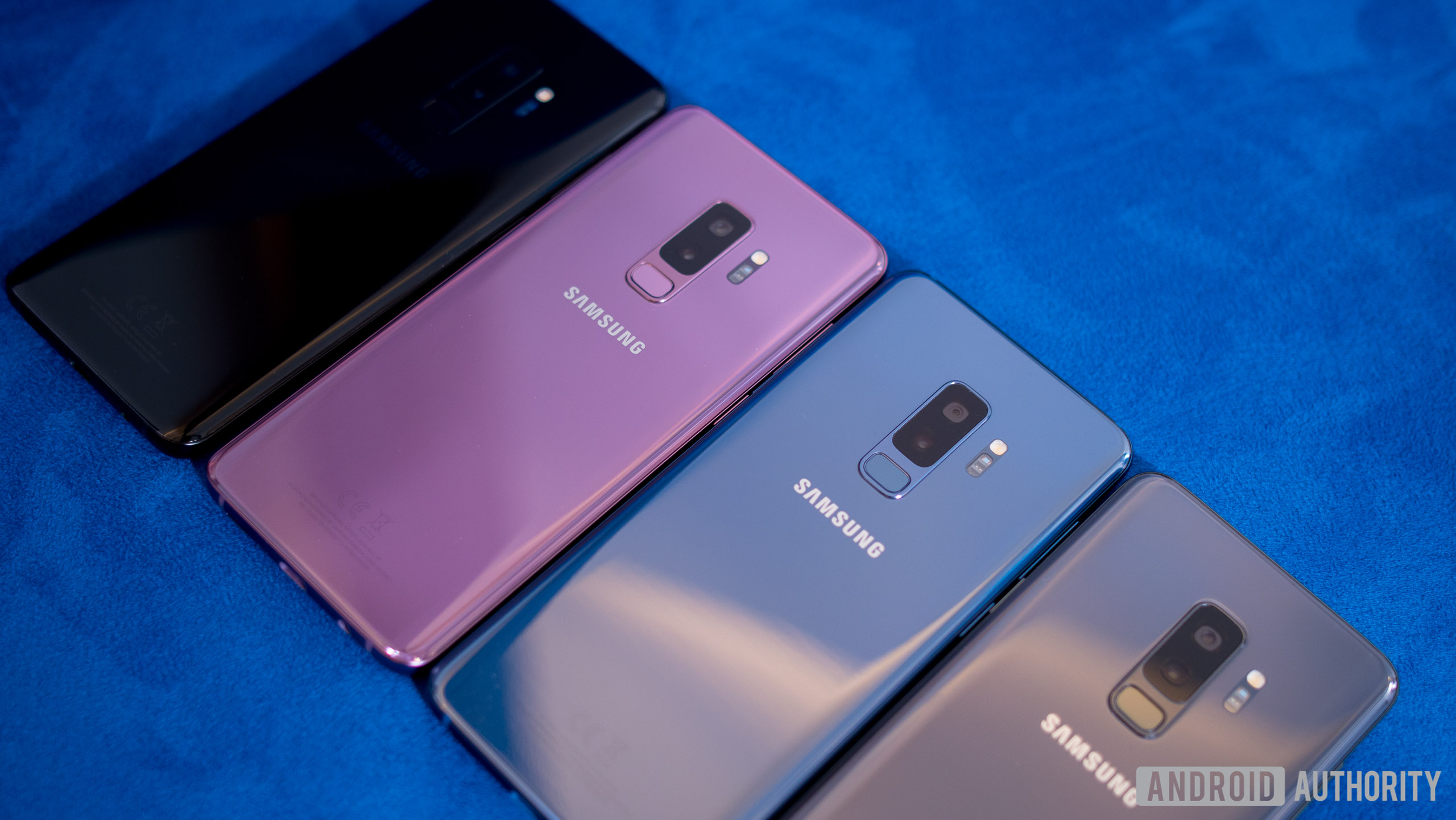 Samsung Galaxy S9 color comparison