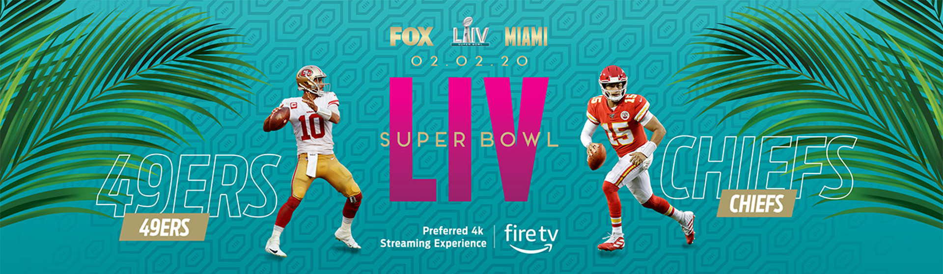 Super Bowl LIV FOX banner