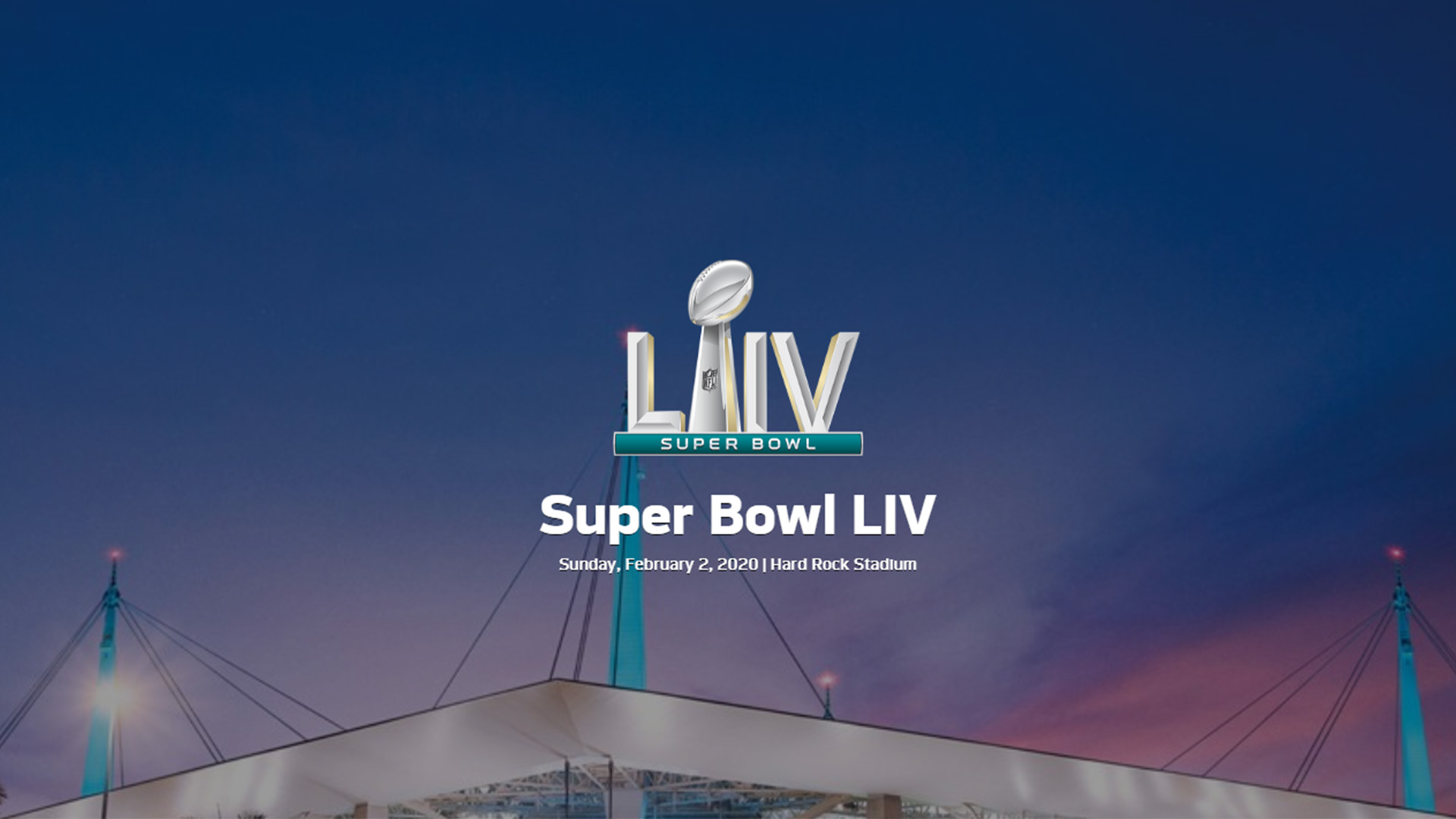 Super Bowl LIV logo NFL official
