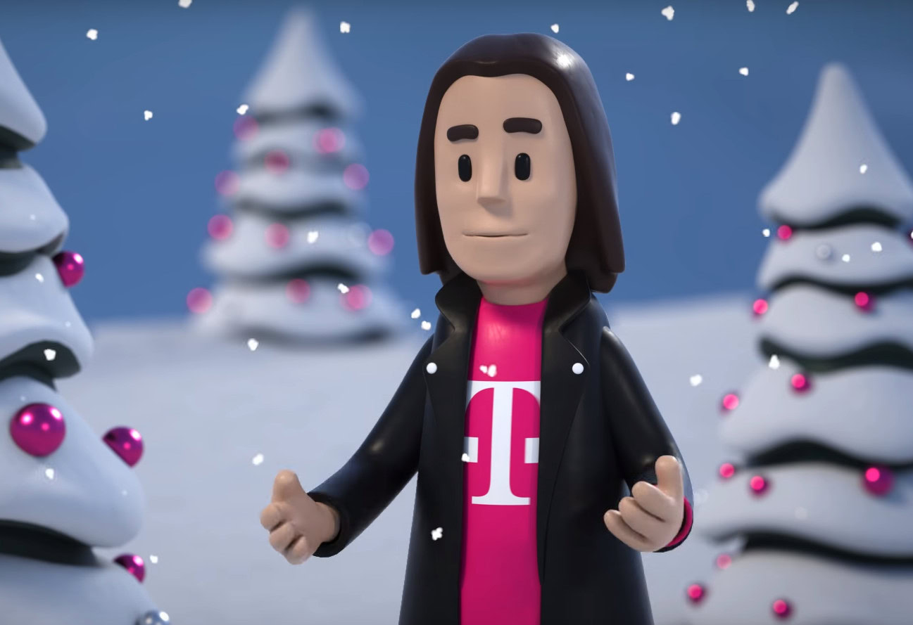 t-mobile holiday ad john legere