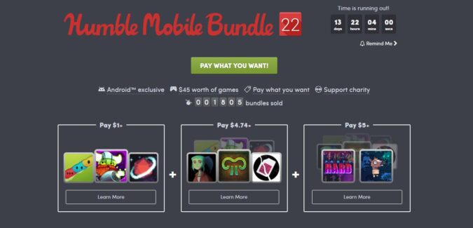 Latest Humble Mobile Bundle offers up a variety of Android games on the ...