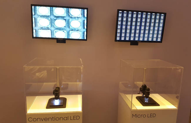 MicroLED vs conventional LED