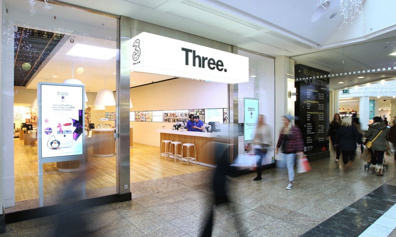 Three 5g uk store logo