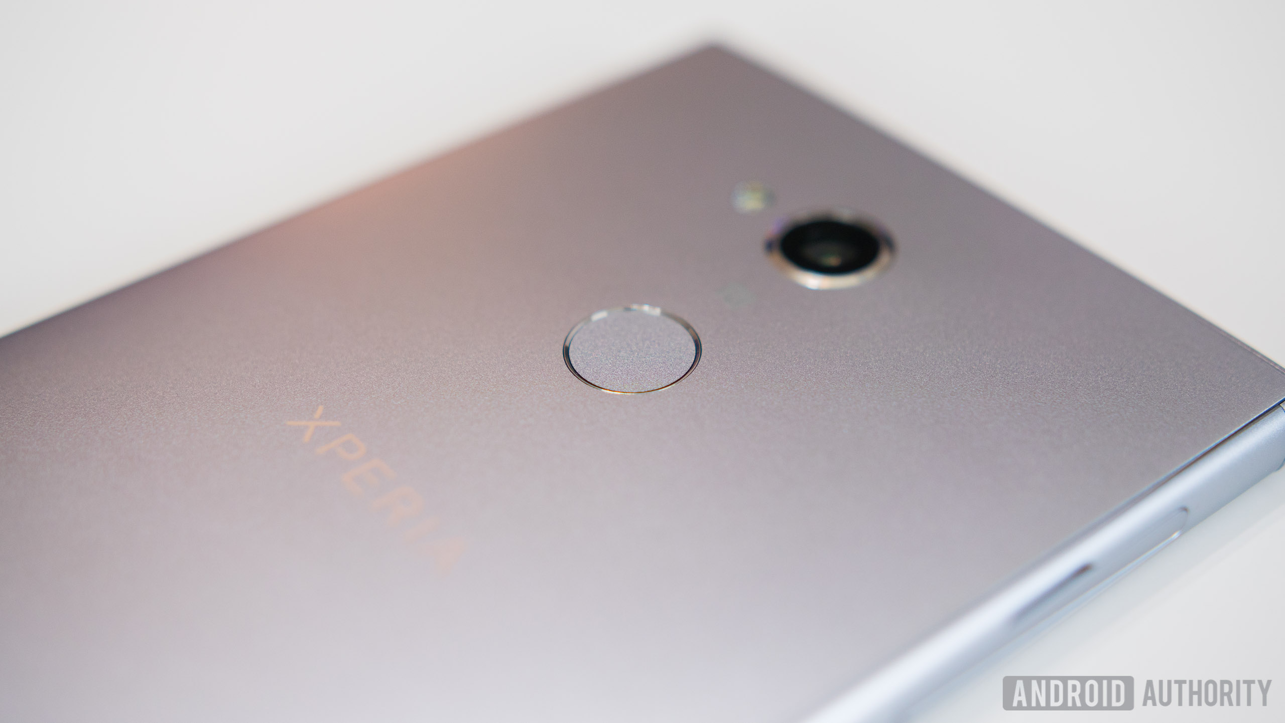 Photo of the uper back half of a silver Sony Xperia XA2 Ultra - Sony review 2019