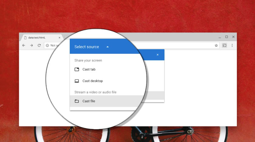 chromecast stream local files screenshot